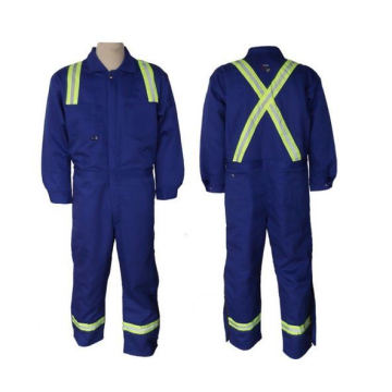 Flame Resistant Coverall Made of 100%Polyester (DFW1007)